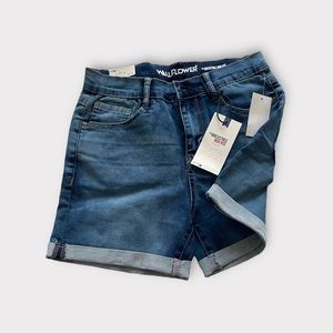 Wallflower-The Irresistible High Rise Jean Shorts.